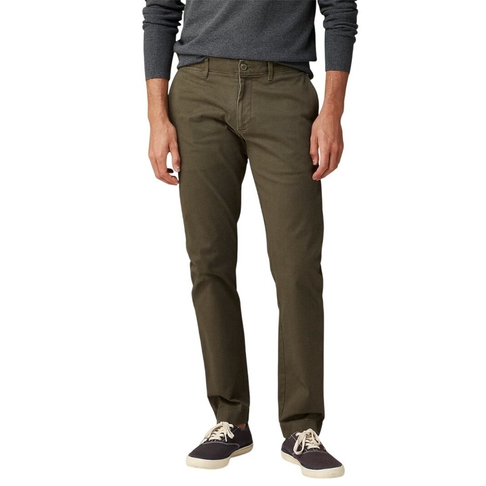 J.Crew 484 Slim Fit Stretch Chino Pants Mens 28x38 Olive Green AR885 NEW $98